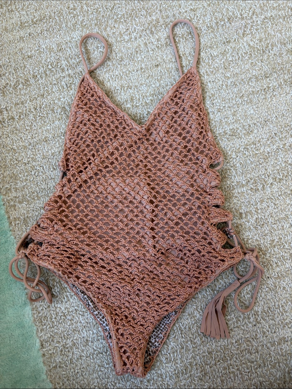 New Acacia crochet one piece, size small